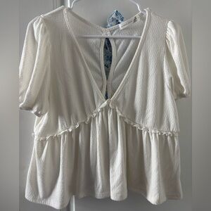 Altard state top floral print bows